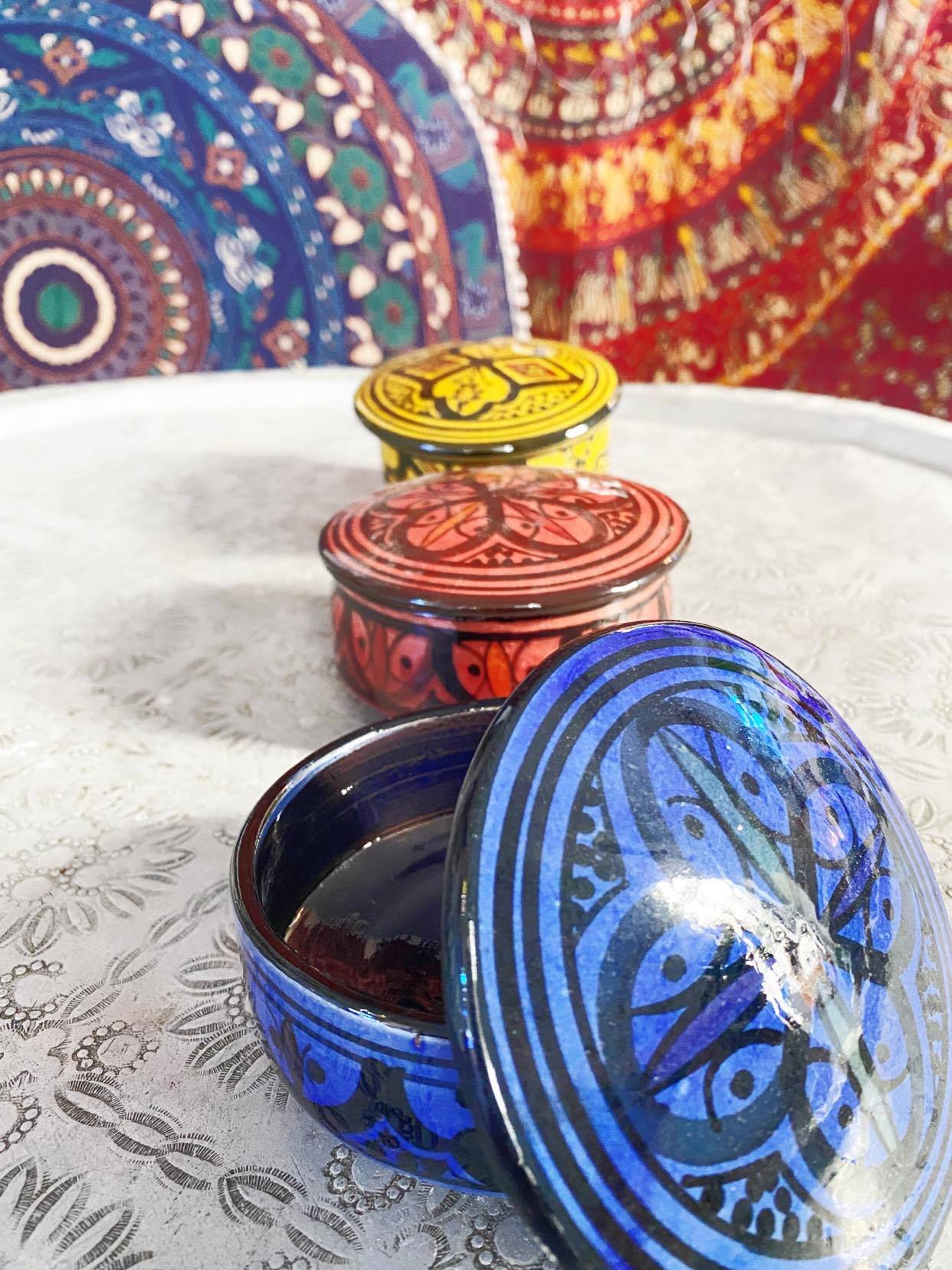 Moroccan Flat Lid Jar