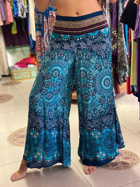 Thai Tribal Palazzo Pants