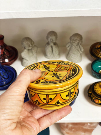 Moroccan Flat Lid Jar