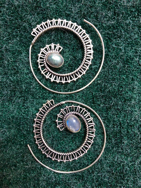 Indie Slide-Through Earings Silver