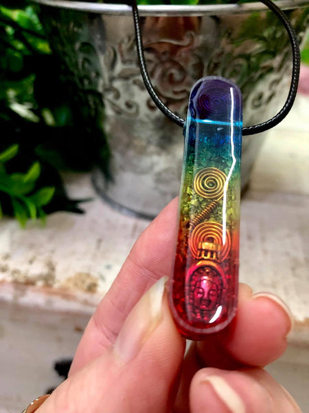 Orgonite Pendant Chakra Long
