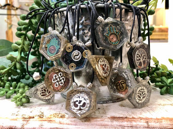 Orgonite Pendant Hexagon