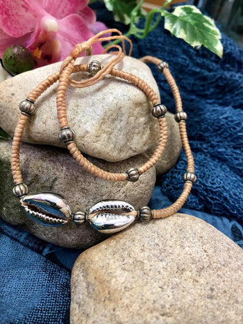 Silver Cowrie Choker