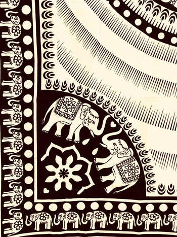 Mandala Twin Black & White