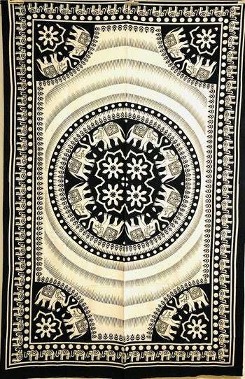Mandala Twin Black & White