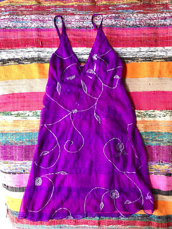 Sequined Indie Negligee Dress