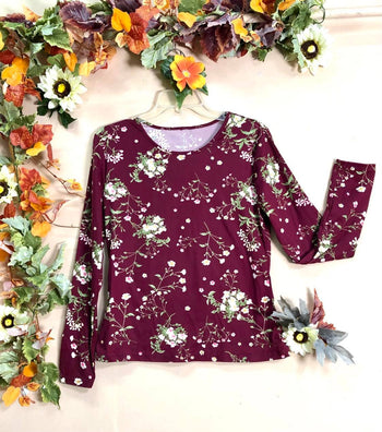 Floral Long-Sleeve Top