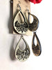 Bamboo Mandala Earings Double