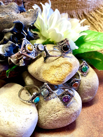 Diamond Gypsy Ring Silver