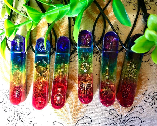 Orgonite Pendant Chakra Long