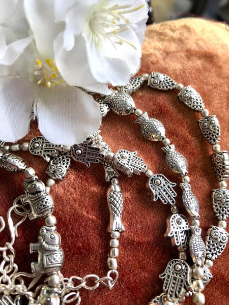 Silver Indie Charm Bracelet