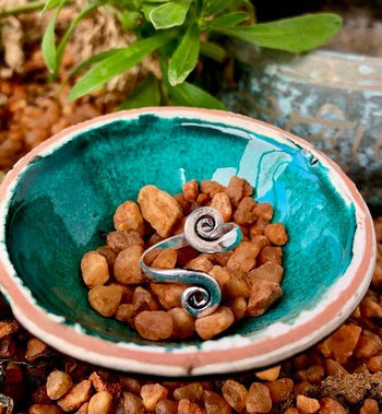 Toe Ring Spiral Thick