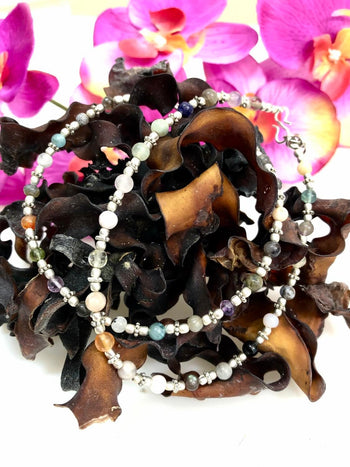 Beaded Stone Bracelet