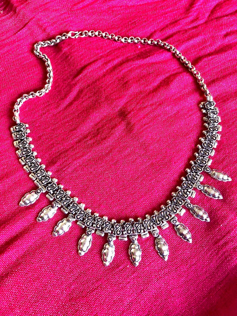 Silver Choker Necklace