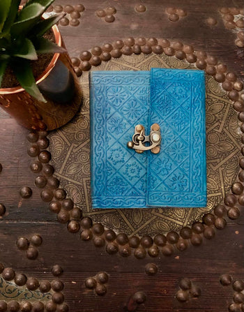 Coloured Leather Journal - Small