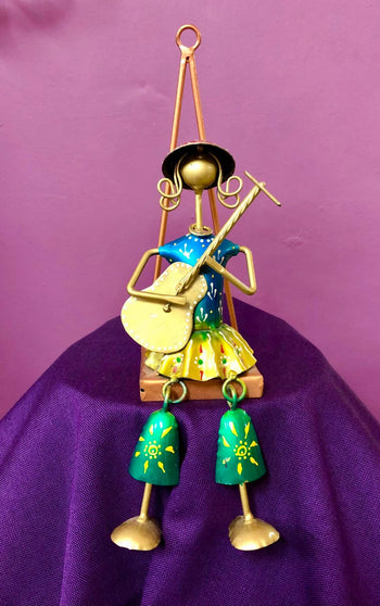 Hand Painted Aluminium Musician