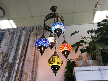 Turkish Lantern Hanging 5 Tier