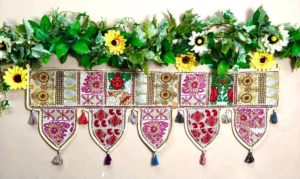 Indie Embroidered Wall Hanging