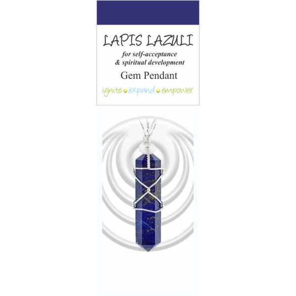 Gem Pendant Lapis Lazuli – Habiba Boho Boutique