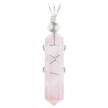 Gem Pendant Rose Quartz