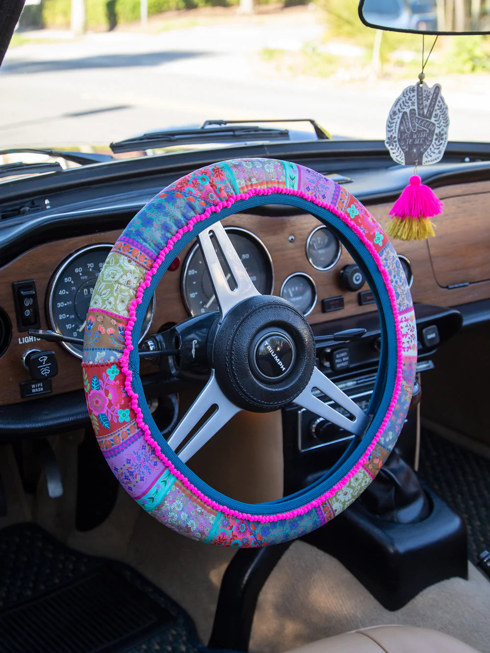 Boho Steering Wheel Cover