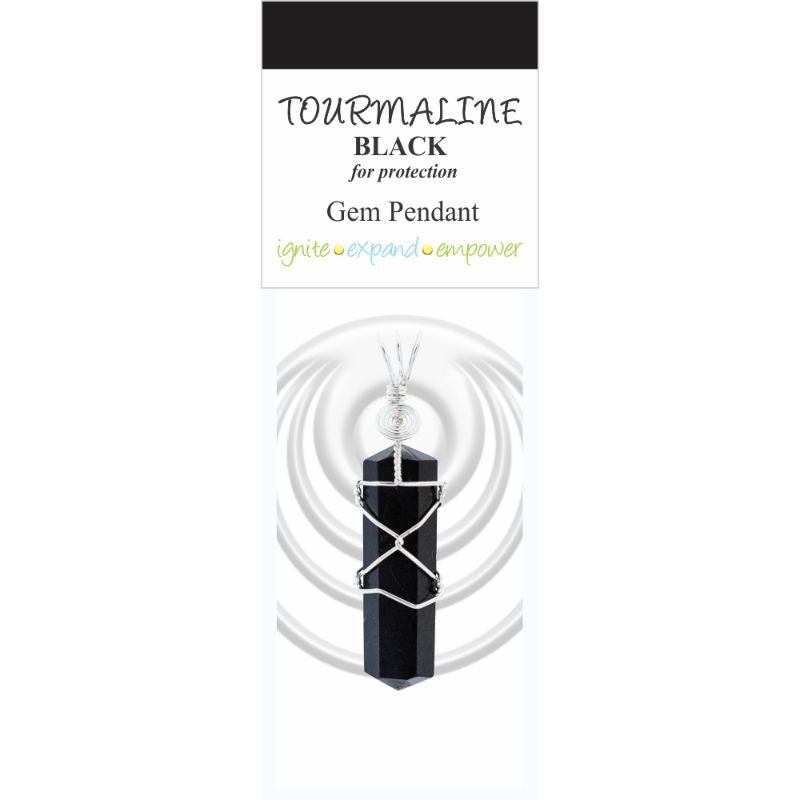 Gem Pendant Black Tourmaline