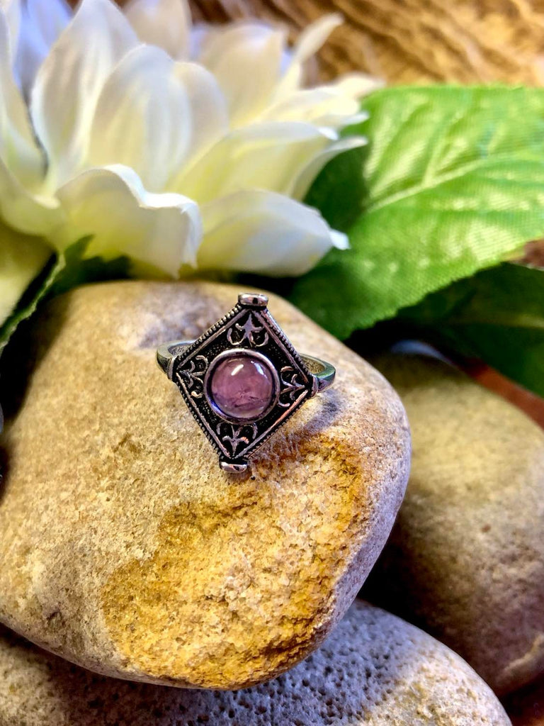 Diamond Gypsy Ring Silver