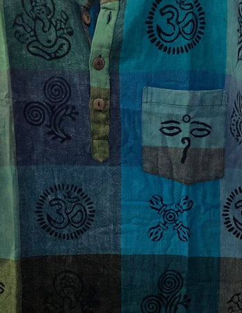 Patch Print Kurtha Shirt XL