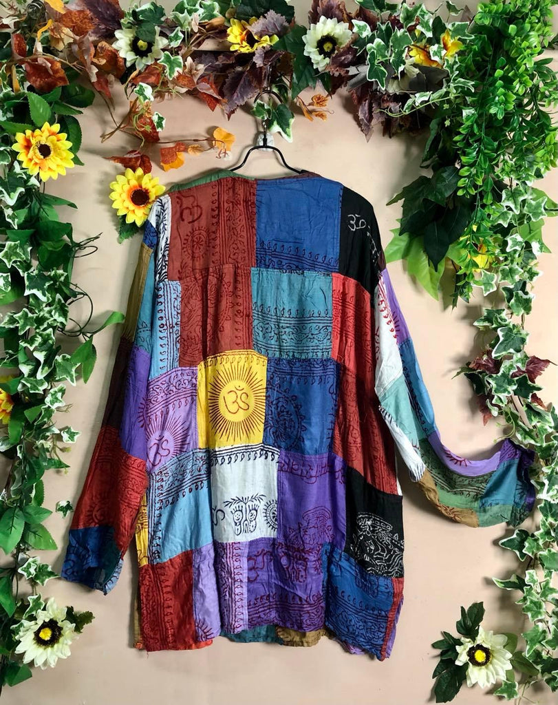 Hippie Prayer Patch Shirt LARGE