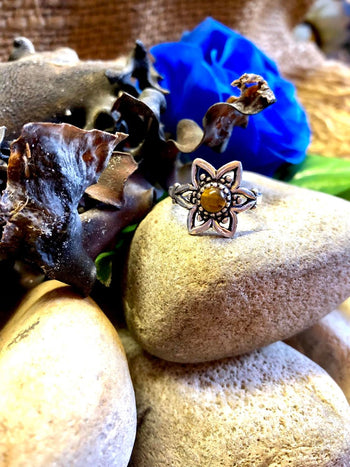 Star Silver Gypsy Ring